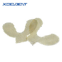 20 sztuk/paczka górne dolne laboratorium dentystyczne złote materiały protetyczne złoty metalowy Palatal siatka wzmacniająca do akrylowej protezy częściowej 6